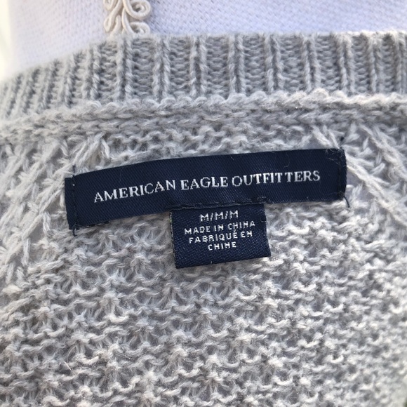 American Eagle Gray Cardigan - Picture 5 of 5